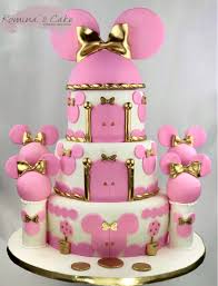 Minnie Mouse Mansion Custom Cake By Romina S Cake Ny Cake Custom Cakes Minnie