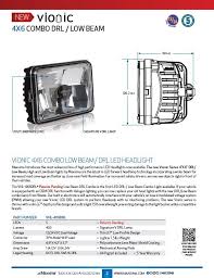 Vionic 4x6 Combo Low Beam Drl Headlight Led Maxxima Led Light Bulbs Lights Truck Lights