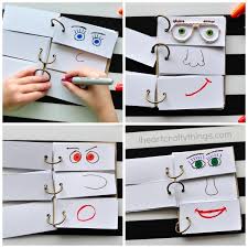 This is a great beginner way to explore flip books. Funny Face Flip Book Fun Idea The Best Ideas For Kids Facebook