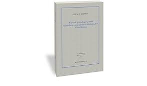 Being alive consists in the realization of biological processes. Was Wir Grundlegend Sind Menschen Unter Anderen Biologischen Einzeldingen Uberlegungen Zu Unserer Natur Und Unseren Transtemporalen Holmer Steinfath Und Tobias Rosefeldt Amazon De Reuter Gerson Bucher