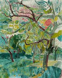 Cuno Amiet Swiss Swiss 1868 1961 Baumgarten Garten Auf Der Oschwand 1925 In 2020 Art Painting Art Landscape Paintings