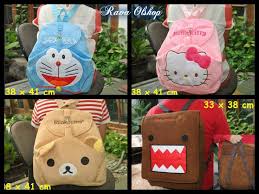 Dan apakah tas domo tersebut internal frame, tas. Rilakkuma Domo Stitch Hellokitty Doraemon Minnion Elmo Shop Home Facebook
