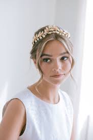 Hochzeitskrone Gold griechische Tiara, Boho Brautkrone, Goldkrone, Braut  Tiara, Braut Goldkrone, Boho Hochzeitskrone, "Maude"