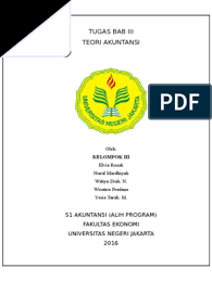Kunci jawaban bab 10 teori akuntansi suwardjono kunci jawaban teori akuntansi suwardjono bab 8 22 10 2019 kunci jawaban bab 10 teori akuntansi suwardjono 1 3 eneng asih 5552103429 sebut dan jelaskan kelemahan kelemahan laba akuntansi sebagaimana digunakan dalam model akuntansi yang sekarang umum dipakai konsep aktiva sumber. Kelompok 3 Teori Akuntansi Bab Iii