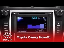 2012 Camry How To Car Information Display Toyota