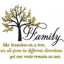 Found pages about family tree embroidery. Family Like Branches On A Tree We All Grow In Different Directions Yet Our Roots Remain