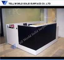 Tell World Cheap High End Reception Desk Special White Reception Counter  from China - StoneContact.com