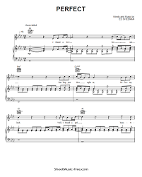 Music lagu ed sheeran perfect 100% free! Perfect Sheet Music Ed Sheeran Sheetmusic Free Com