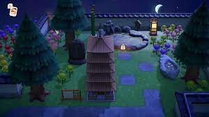 The decking pictured above (creator code: Acnh Outdoor Bath Designs How To Make A Hot Spring Animal Crossing Gamewith