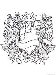 The stoner babes coloring book. Tattoo For Adults Coloring Pages Tattoo For Adults 5 Printable 2020 794 Coloring4free Coloring4free Com