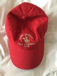 Santa Barbara Polo And Racquet Club Red Cap Club Red Red Cap Racquet