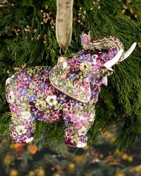 We think you'll agree, it's not quite christmas until you've decorated the tree. Jay Strongwater Mille Fiori Elephant Christmas Ornament Heart Christmas Ornaments Christmas Ornaments Ornaments