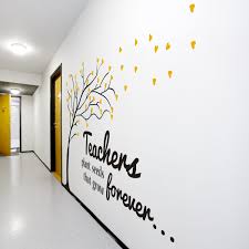 Beautiful Vinyl Wall Art For Teachers And Schools Save 25 With Promo Code Weloveteachers At Www Thesimplesten Teachers Lounge Teachers Room School Bathroom