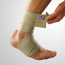 Start from the outside of your ankle and apply the tape with your heel tilted outward. Lp Elasticated Ankle Wrap Health And Care