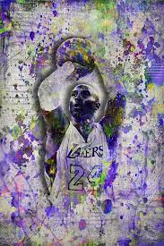 Kobe Bryant Poster Kobe Bryant Gift Kobe Bryant Colorful Layered Tribute Fine Art Kobe Bryant Poster Pop Art Posters Kobe Bryant