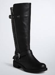 Quilted Stud Moto Boots Wide Width Boots Wide Boots Wide Width Boots