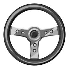 Icono De Volante Estilo Monocromo Gris Grafico Vectorial Y Imagen Png Iconos Iconos De Redes Sociales Monocromo