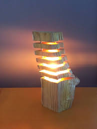 Fragmentierten Holz 6 Led Lampe Log Lampe Lampe Motiv Natur Dim 30 H X 12 B Led Lampe Wood Lamps Wood Feature Wall Lamp
