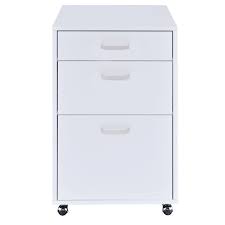 We provide design services and retail high quality Acme Coleen Mobile File Cabinet In Glossy White 92454