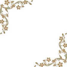 Golden Floral Corners Frame 1 By Paw Prints Designs On Deviantart Frame Border Design Clip Art Vintage Printable Frames