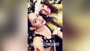 After yuvika chaudhary work in kannada language films maleyali jotheyali in 2009. Prince Narula And Yuvika Choudhary Make A Perfect Couple At Their Mehendi And Engagement Ceremony See Pics Television News