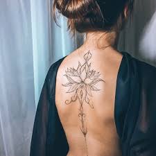 Beautiful 50 Spine Tattoo Ideas For Women Spine Tattoos For Women Spine Tattoos Flower Spine Tattoos