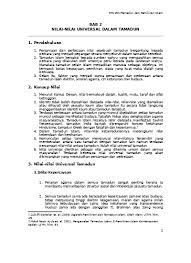 8 nilai dan norma kristiani sepuluh perintah allah (kel. Bab 2 Nilai Nilai Universal Dalam Tamadu