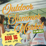 Outdoor Summer Market in Lake Mills