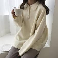Cozy Days Button Neck Sweater Aesthetic Clothes Sweaters Fashion Outfits