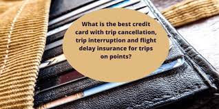 For example, the capital one venture rewards credit card offers travel accident insurance and car rental insurance through visa, but it doesn't offer trip cancellation or interruption insurance. What Is The Best Credit Card With Trip Cancellation Trip Interruption And Flight Delay Insurance For Trips On Points Packing Light Travel