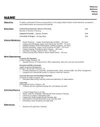 Nurse Receptionist Resume Sample Examples Resume Cv Cover Letter For Resume Resume Bachelor Of Science In Nursing