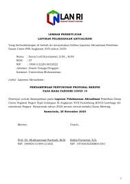 Kepala bagian humas kementerian atr/bpn harison mokodompit mengatakan formasi cpns terbaru diperuntukkan untuk mengisi posisi di kantor pusat hingga kabupaten/kota. Xvii 37 Zenia Lutfi Kurniawati Laporan Aktualisasi Flip Ebook Pages 1 50 Anyflip Anyflip