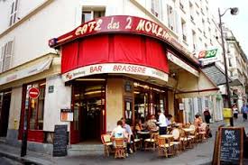 I Was So Excited To Make It Here The Cafe Des 2 Moulins In Paris This Is The Cafe Where Amelie Works At In My Favorite Fr Filming Locations Montmartre Amelie