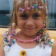 Cute 90s Braids Beads Jewels Gems Tacky Hair Inspiration Braid Braided Retro Throwback 90s Braids Braids With Beads Hair Styles
