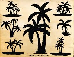 Download Palm Tree Svg Palm Tree Clip Art Tropical Svg Files For Etsy