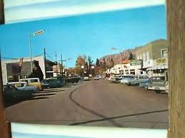 VINTAGE POST CARD STREET SCENE TWISP WASHINGTON,