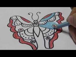رسم فراشة بطريقة سهله youtube interactive blog