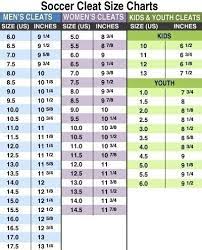 Nike Shoe Size Chart Soccer Cleats In 2021 Soccer Cleats Nike Nike Soccer Shoes Soccer Cleats