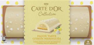 Carte D Or Collection Buche Glacee Collection Tarte Au Citron Meringuee 9 Parts 900ml 565 G