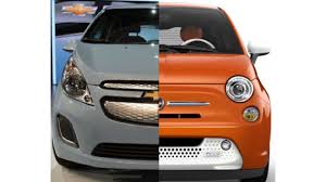 Plug In Subcompact Comparison Chevrolet Spark Ev Vs Fiat 500e