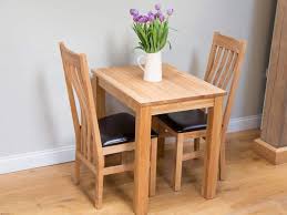 70 Reference Of Small Kitchen Table With Two Chairs In 2020 Solid Oak Dining Table 2 Seater Dining Table Dining Table In Kitchen