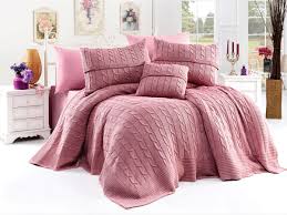 Knitted Blanket Set 7pcs 2020 Yatak Battaniye Yatak Ortusu