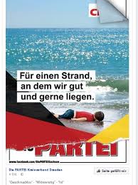 Die partei nrw hat die chance, ein paar sitze in der sogenannten landschaftsversammlung des sogenannten der landesverband nrw der partei lädt hiermit satzungsgemäß zur aufstellungsversammlung der. Bundestagswahl 2017 Entsetzen Bei Facebook Die Partei Verulkt Merkel Slogan Mit Totem Fluchtlingskind Shz De