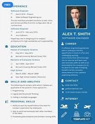 Use our resume templates to create a resume and land your dream job. Resume For Software Engineer Fresher Template Free Psd Illustrator Indesign Word Apple Pages Publisher Template Net Engineering Resume Templates Resume Software Engineering Resume