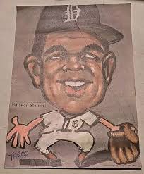 1968 WORLD SERIES TASCO 11x16" POSTER, ST. LOUIS CARDINALS BOB GIBSON  w/Sleeve $51.87