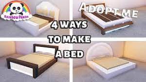 To make a modern bedroom in adopt me. Adopt Me Bedroom Ideas 4 Ways To Make A Bed Youtube