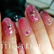 お正月ネイル 成人式にもオススメです パラジェル パラジェル福岡 福岡パラジェル 福岡市ネイルサロン 福岡市早良区ネイルサロン 室見ネイルサロン フラワーネイル お正月ネイル 成人式ネイル グラデーションネイル パーティー お正月ネイル