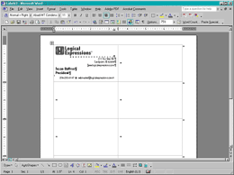 You can copy and perfectly paste entire rows, too, by clicking. Create Business Cards In Word Susan C Daffron