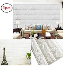 The back of the tile is unglazed, so i'm looking for a solution that will also help protect the tile from the wet british weather. 5 Pack3d Brick Wall Sticker Self Adhesive Wall Tiles Peel To Stick Wall Decorative Panels For Living Room Bedroom White Walmart Com Walmart Com