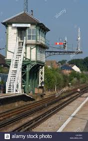 Old Train Signal Box At Canterbury East Railway Station Canterbury Cp1p6y Jpg 869 1390 Old Train Station Train Tracks Old Train